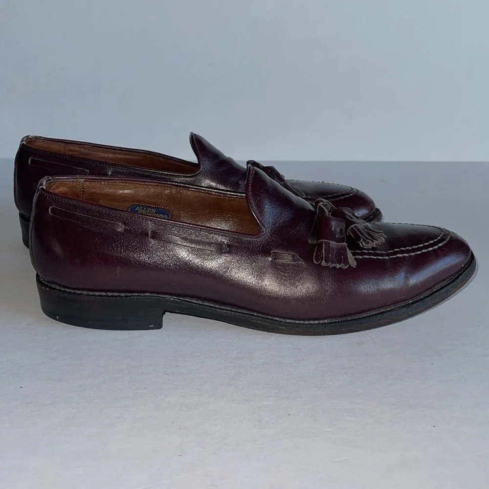 Allen Edmonds Grayson Shell Tassel Loafers In Burgundy Cordovan
